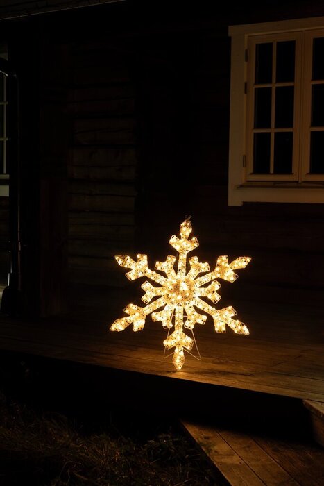 Snöflinga LED Amber 80 cm Konstsmide